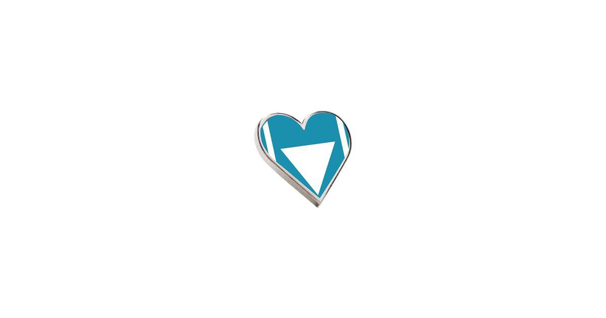 Gift at Races. Love Racing Pin - Romantic Warrior