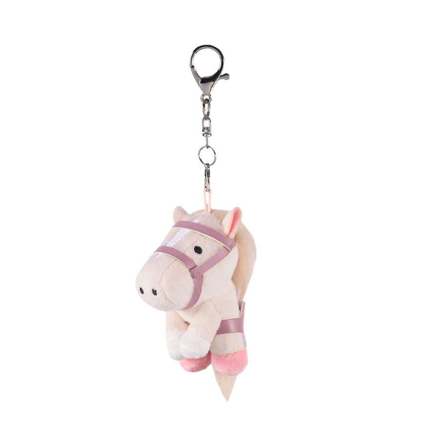 Picture of Mini Horse Keychain (Baby Pink) (Round Eyes)