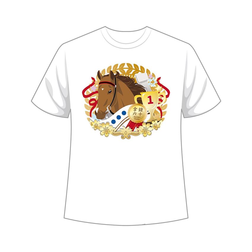 圖片 冠軍名駒 T-Shirt - 金鎗六十(插圖版)