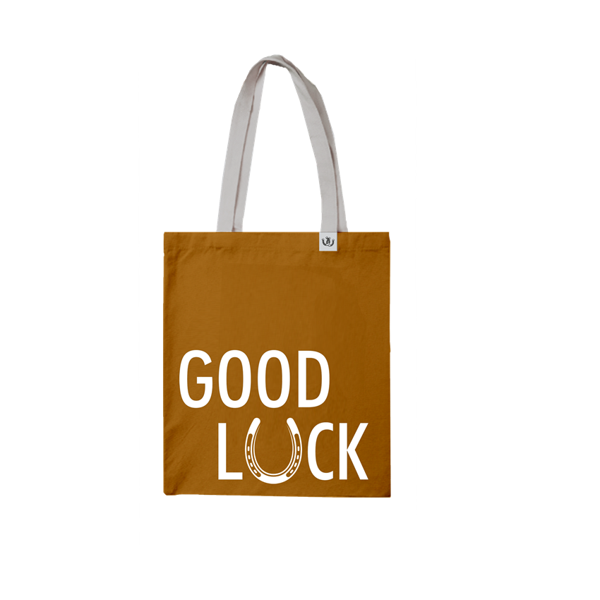 Picture of Canvas Tote Bag (Brown/Blue)