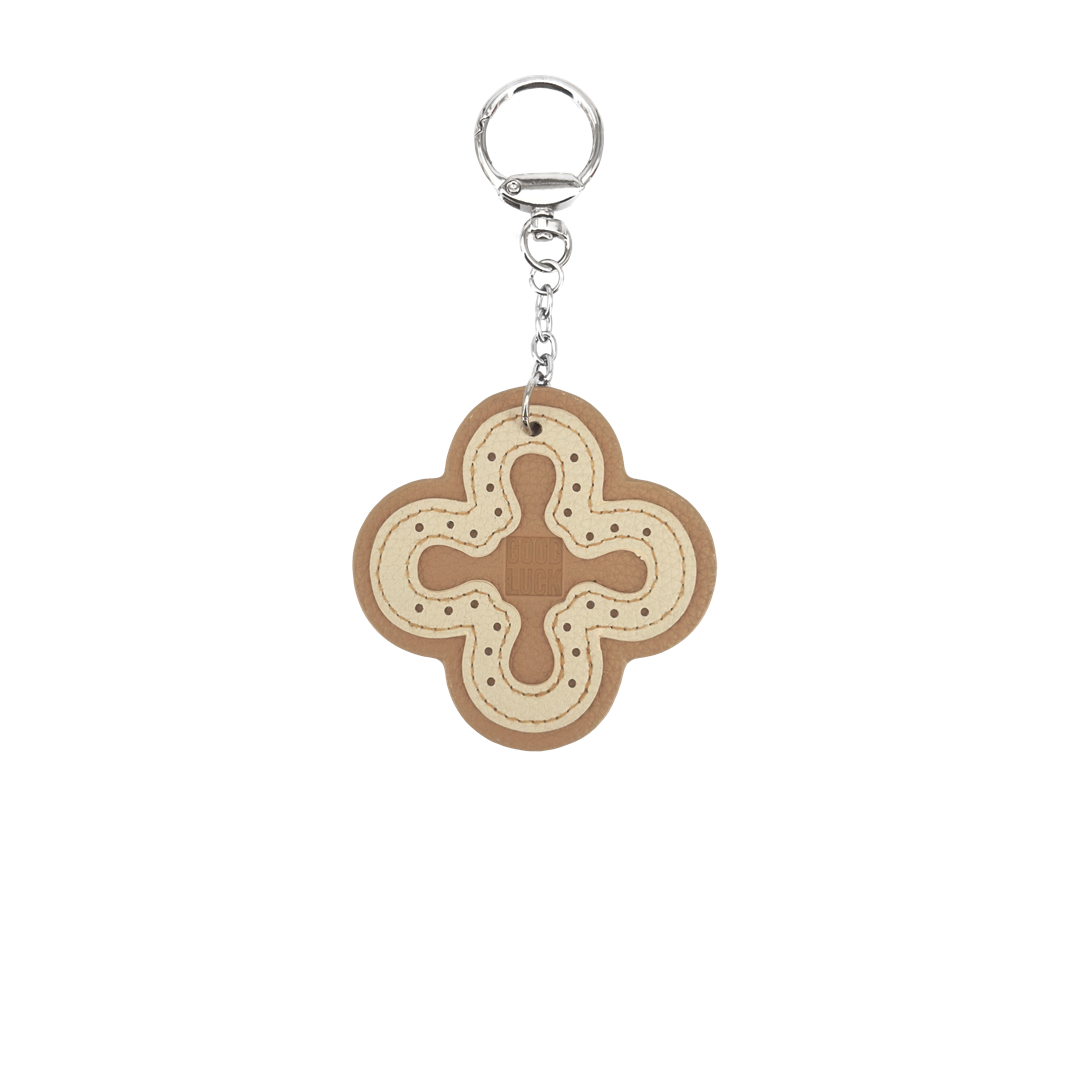 馬場有禮. 手袋吊飾- 四葉草(啡色/藍色)