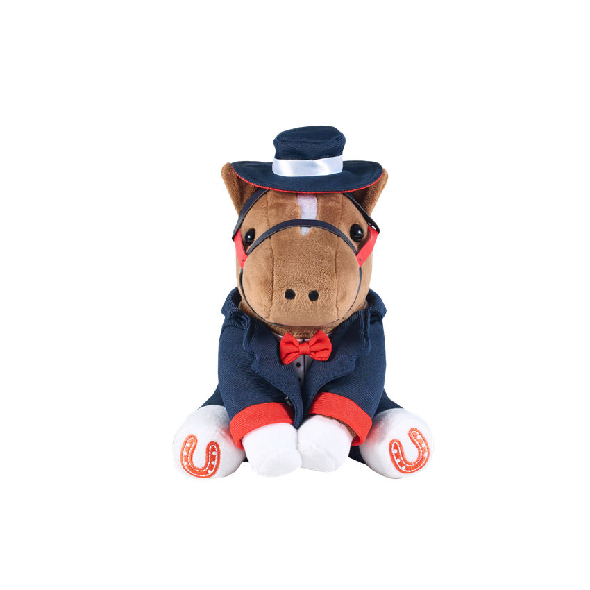 Picture of [Pre-order] 2025 LONGINES Hong Kong International Races - Sitting Horse Plush (Brown)