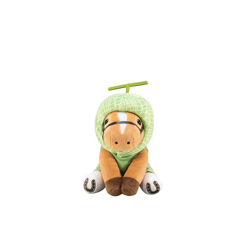 Picture of Sitting Horse Plush with Melon Outfit Set