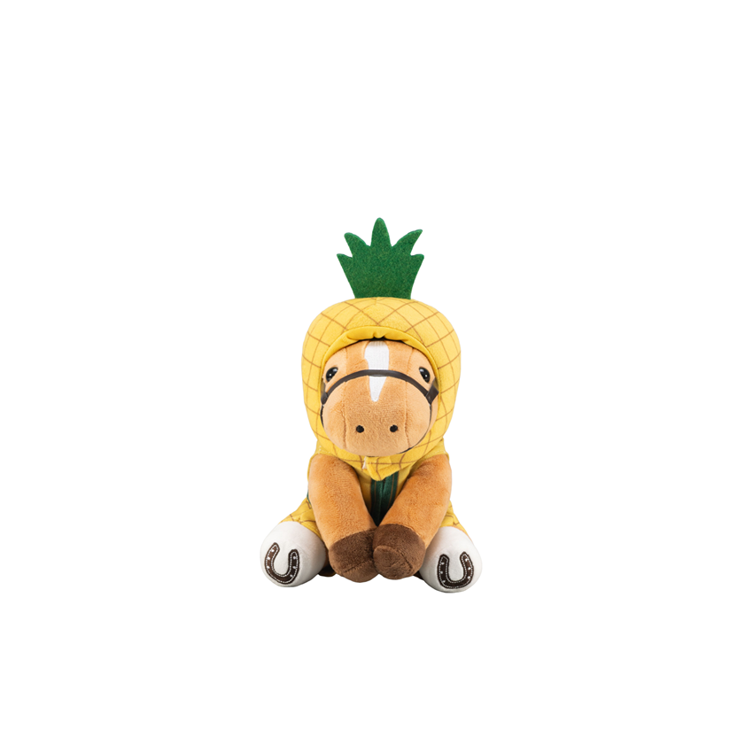Picture of Sitting Horse Plush with Pineapple Outfit Set